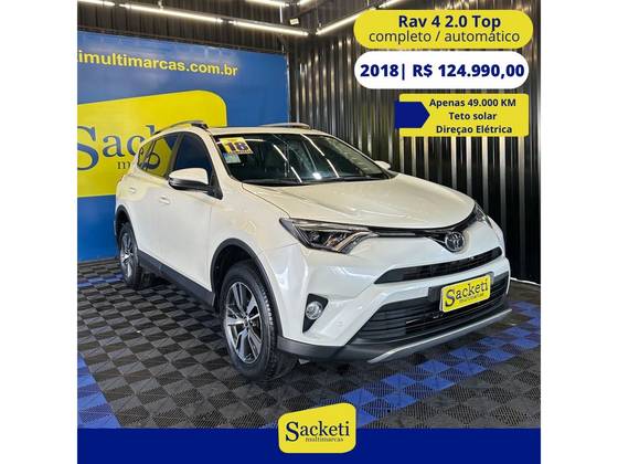 TOYOTA RAV4 2.0 TOP 4X2 16V GASOLINA 4P AUTOMÁTICO